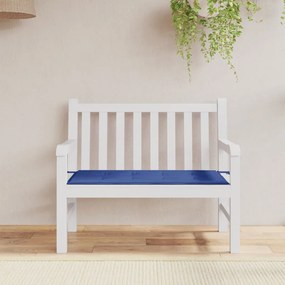 Almofadão p/ banco de jardim 100x50x3cm tecido oxford azul real