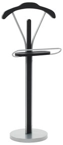 Cabide de pé 45x35x107 cm preto e cinzento