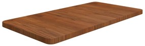 Bancada p/ WC 80x40x2,5 cm madeira tratada castanho-escuro