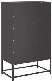 Móvel alto 68x39x111,5 cm aço preto
