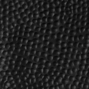 Mesa de centro em alumínio martelado 70x30 cm preto