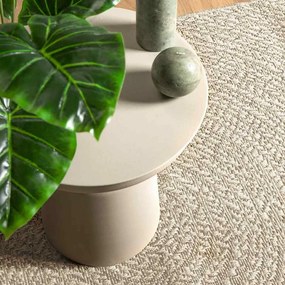 Tapete ZIZUR creme 80x200cm aspeto de juta interior e exterior