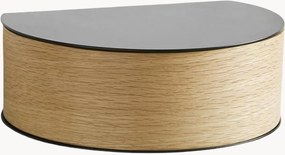 Mesas de cabeceira de parede em madeira com gaveta Wallie, conjunto de 2