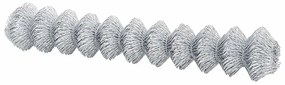 Cerca Prateado 10 x 1.6 m Aço galvanizado