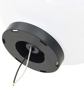 Candeeiros esféricos LED 4 pcs 30 cm PMMA