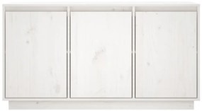 Aparador 111x34x60 cm madeira de pinho maciça branco