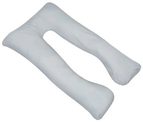Almofada de gravidez 90 x 145 cm cinzento