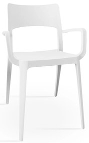 Cadeira Vanity Cinza Gelo Pastel, com braços - Pack 40 unidades