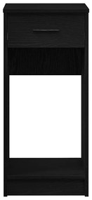 Suporte torre de computador com gaveta 35x45x77 cm preto