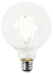 Conjunto de 5 Lâmpada LED E27 G95 transparente 2,2W 470 lm 2700K