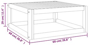 6pcs conjunto lounge de jardim madeira c/almofadões cinza-claro