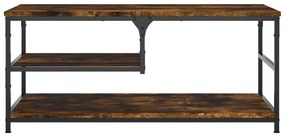 Mesa de centro 90x49x40 cm derivados de madeira carvalho fumado
