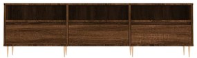 Móvel TV 150x30x44,5 cm derivados de madeira carvalho castanho