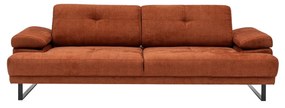 Sofá-cama de 3 Lugares Mustang – Laranja – 239x99x83 cm