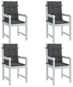 Almofadões lombares p/ cadeiras 4pcs 100x50x4cm mesclado tecido