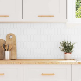 vidaXL Adesivos Decorativos 20 pcs Branco 30 x 30 x 0,8 cm