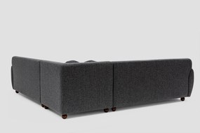 Sofá de Canto Eddy – Cinzento Escuro – 280 x 280 cm