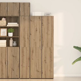 vidaXL Highboard Carvalho Artesanal 70x42.5x185 cm Madeira de Engenharia