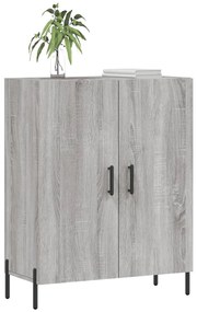 Aparador 69,5x34x90 cm derivados de madeira cinzento sonoma