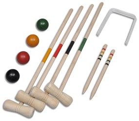 Kit de cricket em madeira para 4 jogadores