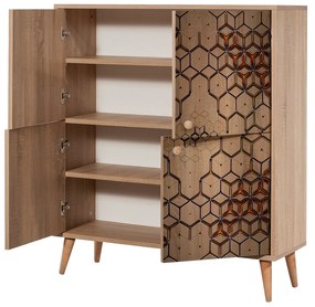 **** Armário Multiuso Multilux – Carvalho Sonoma – 95x111x36 cm

**