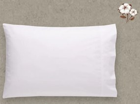 60x80 cm - 1 Fronha P/ almofadas de dormir - 100% algodão branco percal de 200 fios