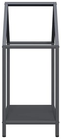 Suporte para lenha 40x25x60 cm aço laminado a frio antracite