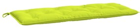 Almofadões banco jardim 2 pcs tecido oxford verde brilhante