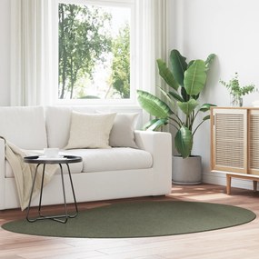 vidaXL Tapete de Área Verde Floresta 140x200 cm Poliéster Antiderrapante