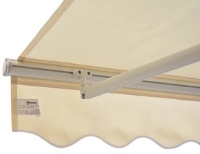 Toldo com Braço Articulado - 395x245cm - Branco