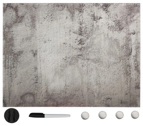 vidaXL Quadro magnético em vidro para parede 80x60 cm