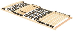 vidaXL Estrutura de cama com 38 ripas 120x200 cm