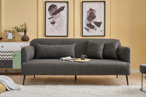 Sofá de 3 Lugares Revos – Antracite – 200 cm x 80 cm x 100 cm