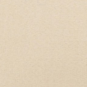 Cabeceira de cama c/ abas tecido 83x16x118/128 cm creme