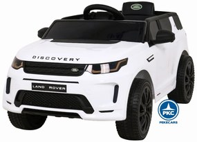 Carro eletrico crianças Land Rover Discovery Sport 12V 2.4G Branco