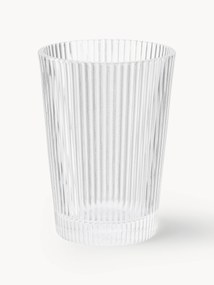 Tumblers Pilastro with Groove Relief, Set of 6