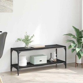 vidaXL Gabinete para TV Carvalho Preto 100x33x41cm