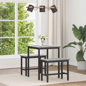 vidaXL Mesas de jantar METAL