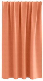 Cortinas com cortinas 2 pcs Terracota 140 x 140 cm Poliéster