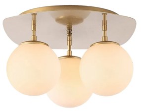 Candeeiro de Teto Well – Dourado – 37 x 44 x 25 cm