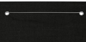 Tela de varanda 140x240 cm tecido oxford preto