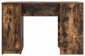 Secretária 120x42x76cm derivados de madeira cor carvalho fumado
