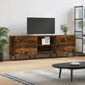 vidaXL Móvel de TV 150x30x50 cm derivados de madeira carvalho fumado