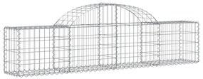 Cestos gabião arqueados 30pcs 200x30x40/60 cm ferro galvanizado