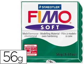 Pasta para Modelar Staedtler Fimo Soft 56 gr Cor Verde Esmeralda