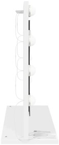 Espelho de Toucador com Luzes LED Branco 60x45x18 cm