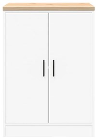 Armário de arrumação de garagem Branco 60x51x85 cm