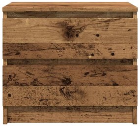 Mesa de cabeceira 50x40x43,5 cm derivados madeira madeira velha