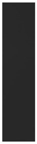 Estante 50x25x106 cm derivados de madeira preto