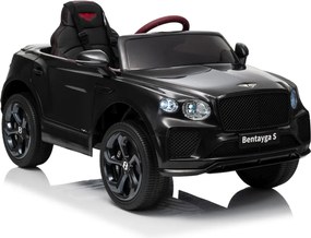 Carro elétrico para Crianças 12V Bentley Bentayga S, Rodas de espuma EVA, Assento Couro ecológico Preto